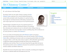 Tablet Screenshot of hridananda.srichinmoycentre.org