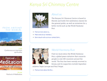 Tablet Screenshot of ke.srichinmoycentre.org