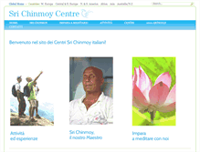 Tablet Screenshot of it.srichinmoycentre.org